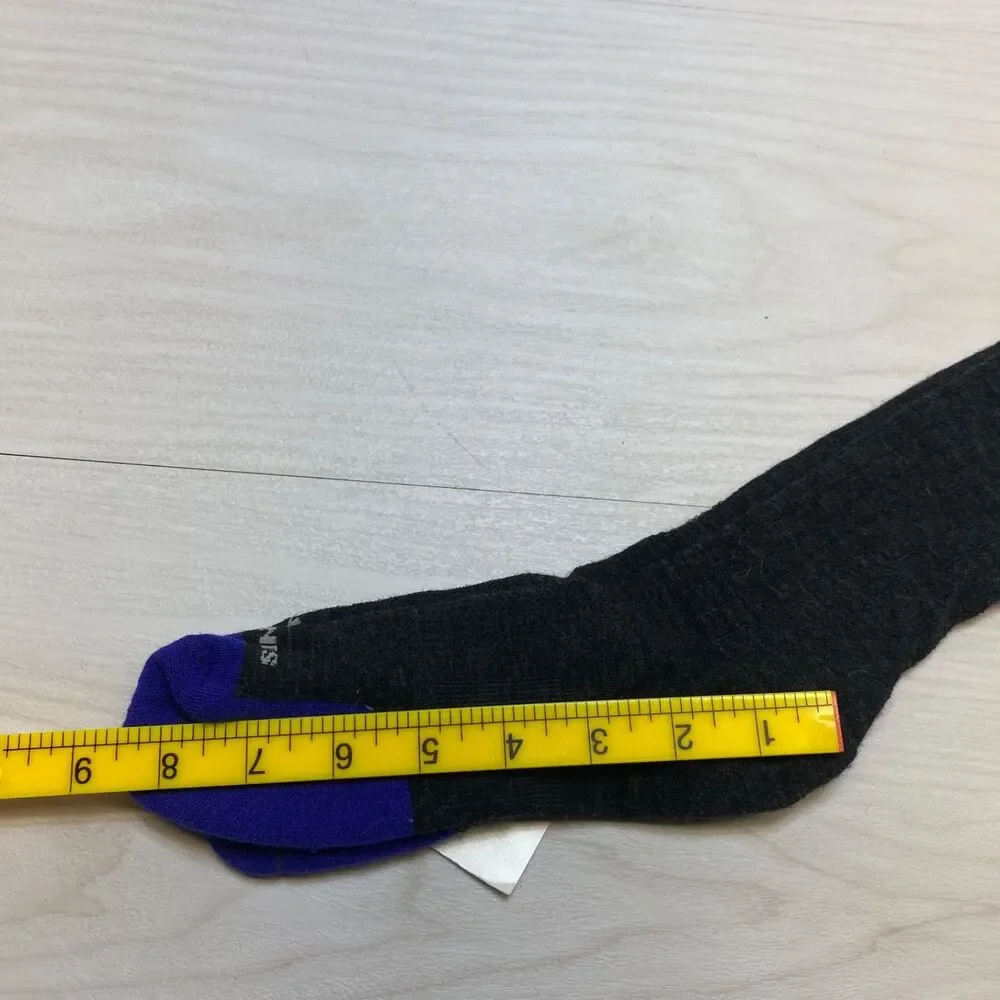 Wigwam Allen Edmonds Socks Gray Blue Mens Merino Wool Blend‎ USA